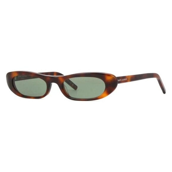 NEW SAINT LAURENT SUNGLASSES HAVANA WOMEN EYEWEAR SAINT LAURENT SL557 SHADE 002